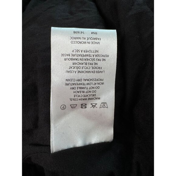 Ramy Brook Regina Velvet Burnout Bodysuit Size XS Black NWT $278 Sleeveless - Picture 12 of 14